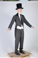  Photos Man in Historical formal suit 2 19th century Grey formal suit Historical clothing a poses whole body 0008.jpg